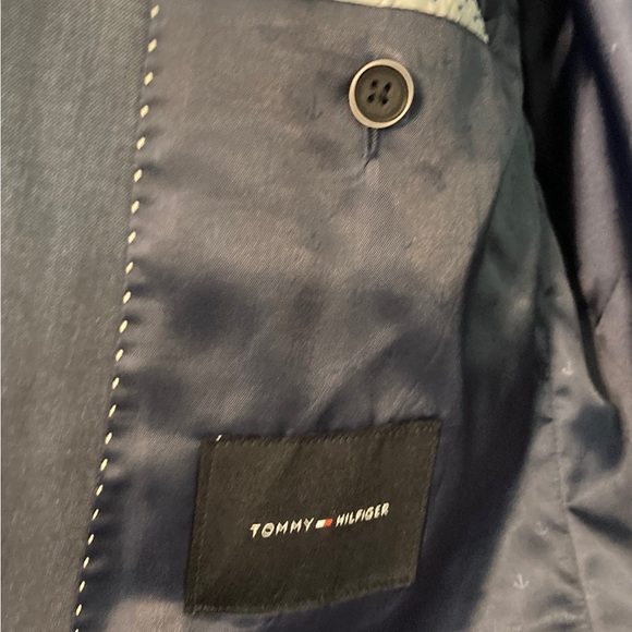☘️NWT! TOMMY HILFIGER ETHAN BLUE BLAZER - SIZE 44 REGULAR - Picture 6 of 6